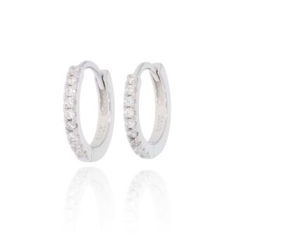 עגיל כסף חישוק 13mm