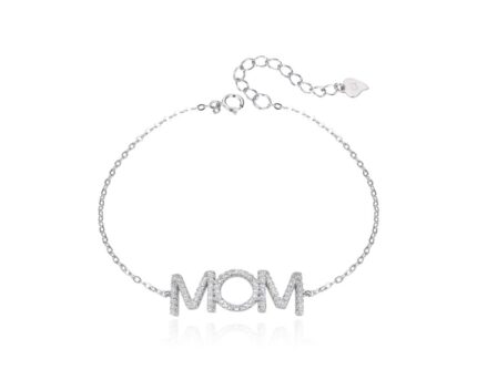 צמיד MOM משובץ 925